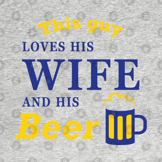 This guy loves his wife and his beer by Florin Tenica